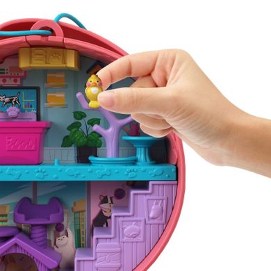 Polly Pocket, kompaktowa torebka Kotek, zestaw z laleczkami i akcesoriami