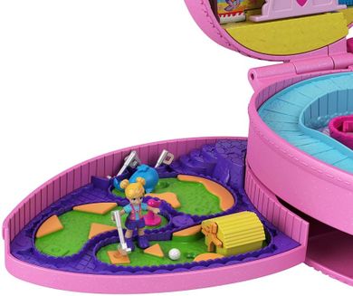 Polly Pocket, Park Rozrywki, plecak rozkładany, zestaw z figurkami
