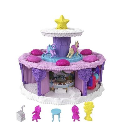Polly Pocket, Tort urodzinowy, zestaw z laleczkami i akcesoriami