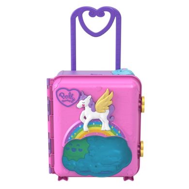 Polly Pocket, Wakacyjny kurort, zestaw do zabawy w walizce, figurki i akcesoria