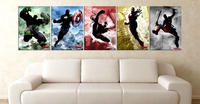 Posterplate Global, Deadpool, Marvel Dark Edition, 311M, plakat metalowy, 45-32 cm