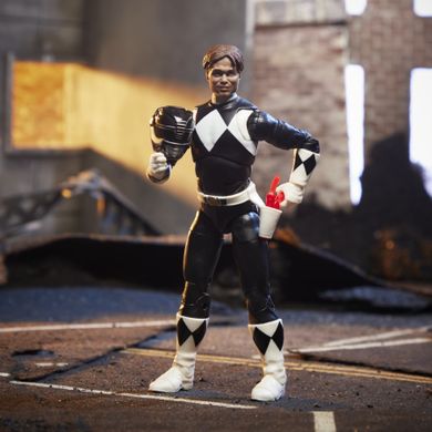 Power Rangers, Czarny Ranger, figurka Premium, 15 cm