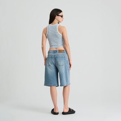 Prążkowany top z domieszką modalu NOWEAR