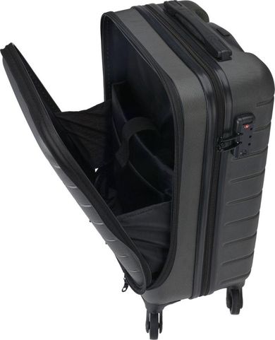 Proworld, walizka kabinowa z komorą na laptopa, antracyt, 20"