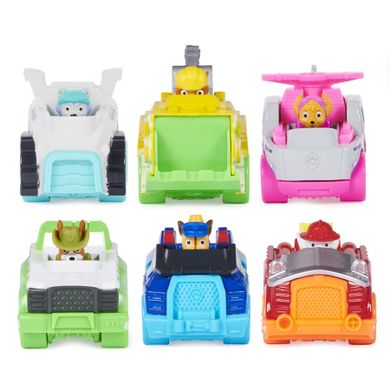 Psi Patrol, Die-Cast neon, metalowe pojazdy, zestaw