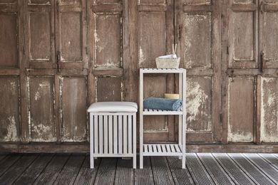 Pufa kosz na pranie 2w1, Norway white