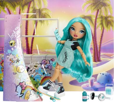 Rainbow High, New Friends, Fashion Doll, Blu Brooks, lalka modowa