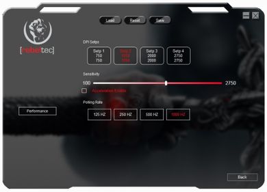 Rebeltec, mysz optyczna gamingowa USB HUNTER