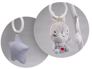 Ricokids, mata edukacyjna, interaktywna, Królik, 90-45 cm