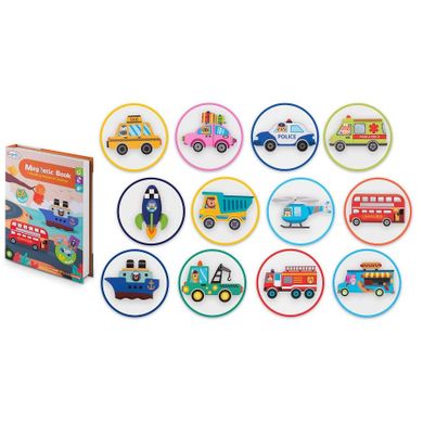 Ricokids, Pojazdy, układanka magnetyczna, puzzle