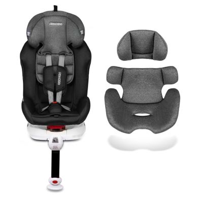 Ricokids, Stigo, fotelik samochodowy z daszkiem, obrotowy 360°, 0-36 kg, szary