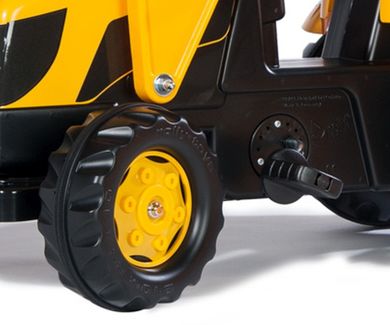 Rolly Toys, traktor Rolly Kid JCB, z łyżką i przyczepą, 023837