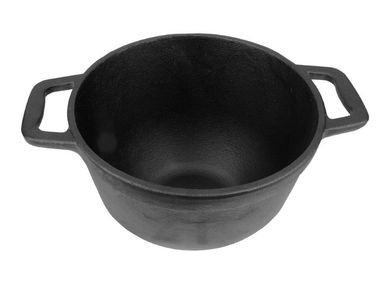 Rossner, kociołek żeliwny, 3w1, myśliwski, 5l