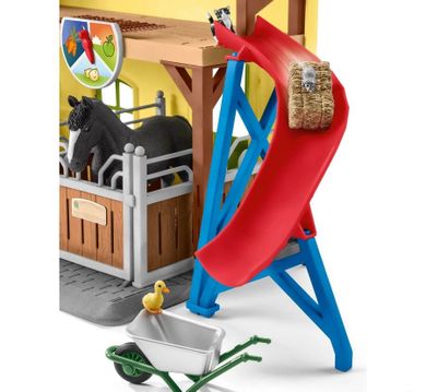 Schleich, Farm World, Końska stajnia, zestaw, 42485