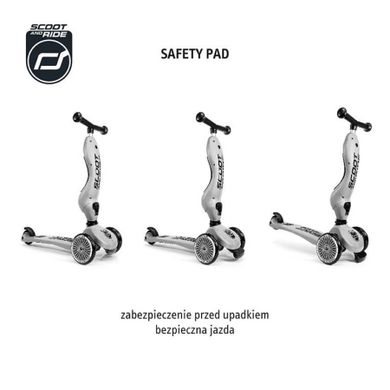 Scoot & Ride, Highwaykick 1, Lifestyle, jeździk i hulajnoga 2w1, Zebra