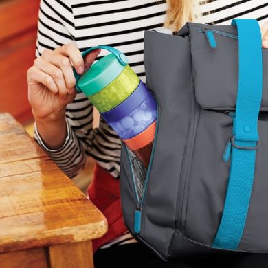 Skip Hop, Fit All-Access Graphite/Aqua, torba