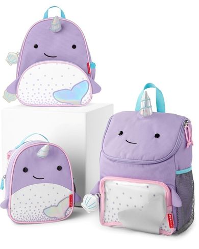 Skip Hop, Zoo Narwal, plecak dla przedszkolaka, little kid