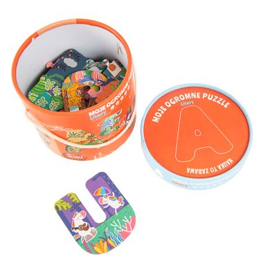 Smiki, Moje ogromne puzzle, Litery, puzzle, 52 elementy