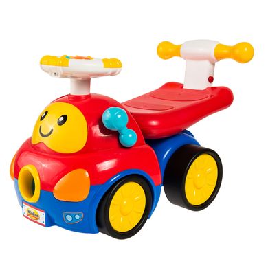 Smily Play, Walker Ride-On Popping Car, chodzik
