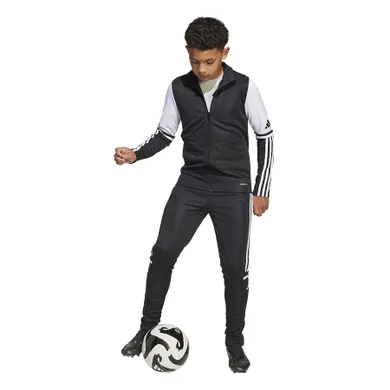 Spodnie dresowe dziecięce, czarne, Adidas Squadra