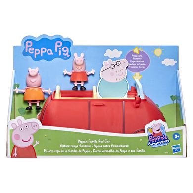 Świnka Peppa, Rodzinny samochód, zestaw z figurkami