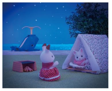 Sylvanian Families, kemping nad morzem, zestaw z figurką, 5209