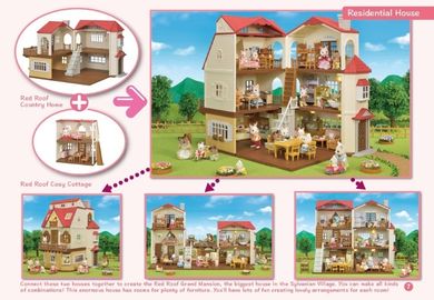 Sylvanian Families, miejski domek z oświetleniem, 5480