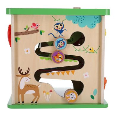 Tooky Toy, drewniana kostka aktywności, sorter