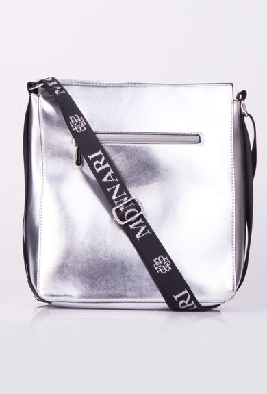 Torebka listonoszka, srebrna, Monnari BAG1090-K022