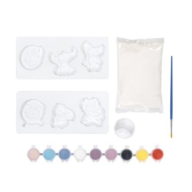 Totum, Lilo i Stitch, zestaw kreatywny 3w1, diamentowe magnesy, bransoletki, malowanie odlewów gipsowych