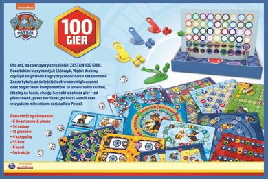 Trefl, Psi Patrol, 100 Gier, gra familijna
