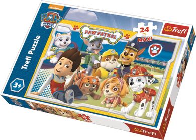Trefl, Psi Patrol, Wesoła drużyna, puzzle maxi, 24 elementy