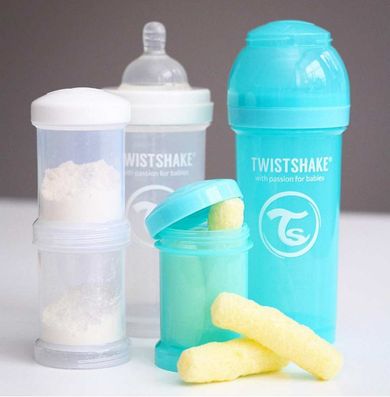Twistshake, pojemniki, 100 ml, czarne