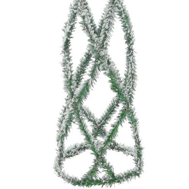 Vilde, choinka świecąca stożek ośnieżona, 40 LED, 84 cm