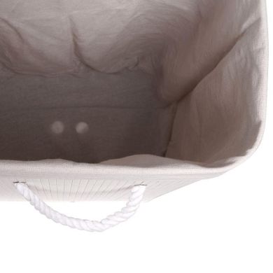 Vilde, kosz na pranie, składany biały, 70l
