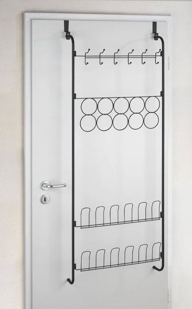 Wenko, organizer wiszący na buty i odzież, zawieszany na drzwi, 59-150,5-18,5 cm