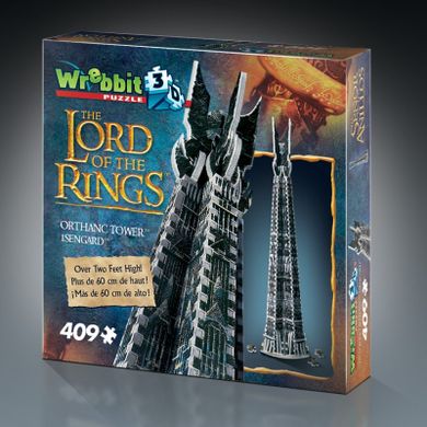 Wrebbit, Isengard Wieża Orthanc, puzzle 3D, 409 elementów