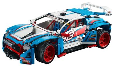 Zestaw promocyjny: LEGO Technic, Niebieska wyścigówka, 42077 + GRATIS: LEGO Speed Champions, Ford Fiesta M-Sport WRC, 75885