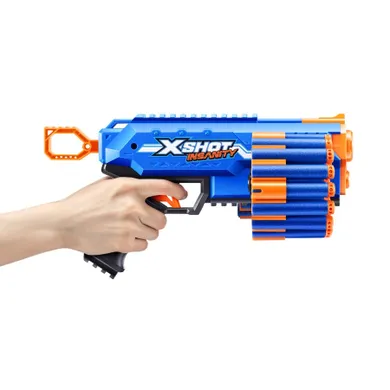 Zuru, X-Shot, Insanity Manic Blaster, wyrzutnia, 24 strzałki