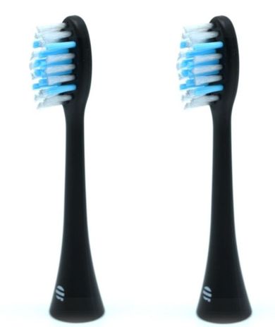 Abee, Dupont Sonic 3.0 UV Ultra, szczoteczka soniczna, dezynfekcja UV, końcówki z włókna, 2 szt., czarna