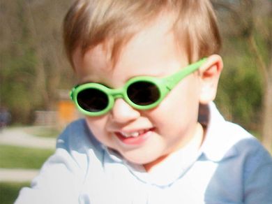 Animal Sunglasses, okulary przeciwsłoneczne dla dzieci, zielone, 6m+