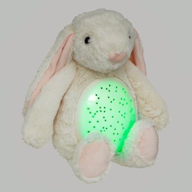Atmosphera for kids, Króliczek, pluszowy projektor ze światłem, 34 cm