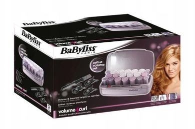 Babyliss, termoloki do włosów, Volume & Curl 3060E, fioletowe