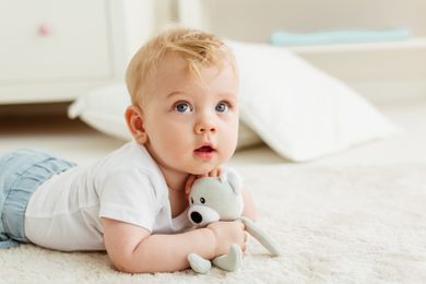 Balibazoo, Tulimy, miś, maskotka, jasnoszara, 19 cm