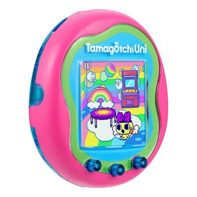 Bandai, Tamagotchi Uni, z paskiem na nadgarstek, zabawka interaktywna, Pink