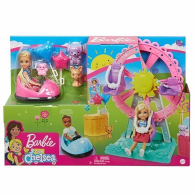 Barbie, Chelsea i Wesołe miasteczko, zestaw z lalką i akcesoriami