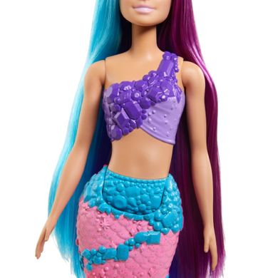 Barbie, Dreamtopia, Długie włosy, lalka syrenka