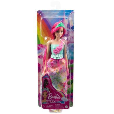Barbie, Dreamtopia, lalka księżniczka, ciemnoróżowe włosy