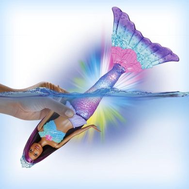 Barbie, Dreamtopia, Syrenka Migoczące światełka, lalka