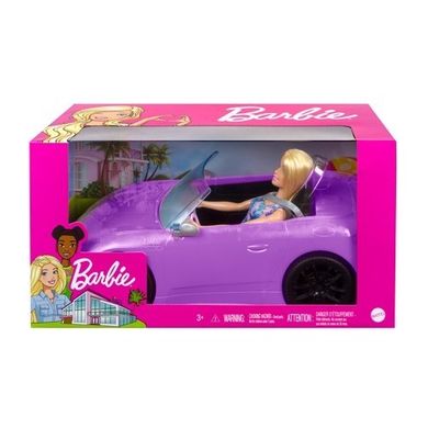 Barbie, Kabriolet, zestaw do zabawy z lalką i samochodem